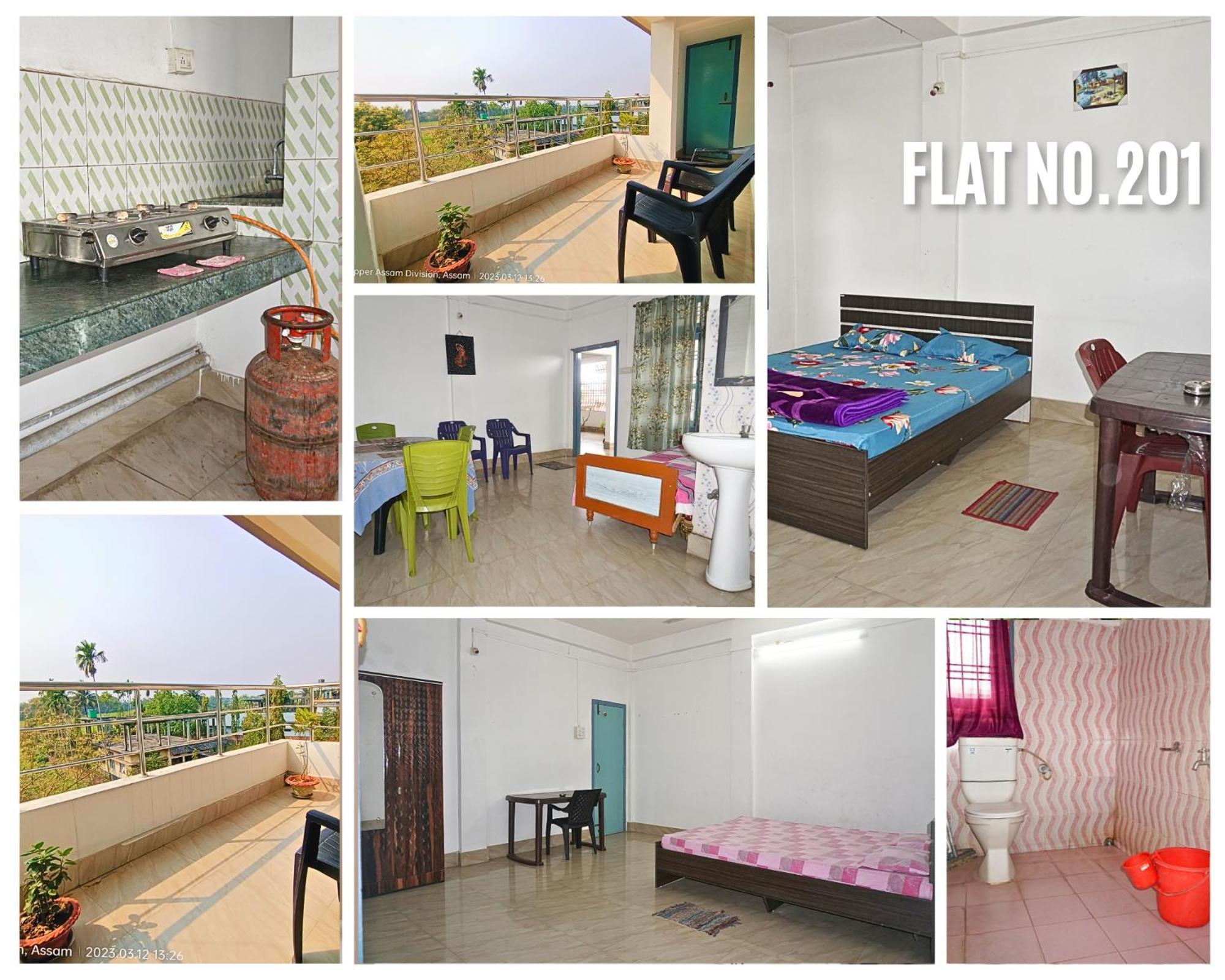 Taj Residency Holiday Homestay -Entire 1Bhk & 2Bhk Private Apartments -Call 767Ooo54Oo Джорхат Экстерьер фото